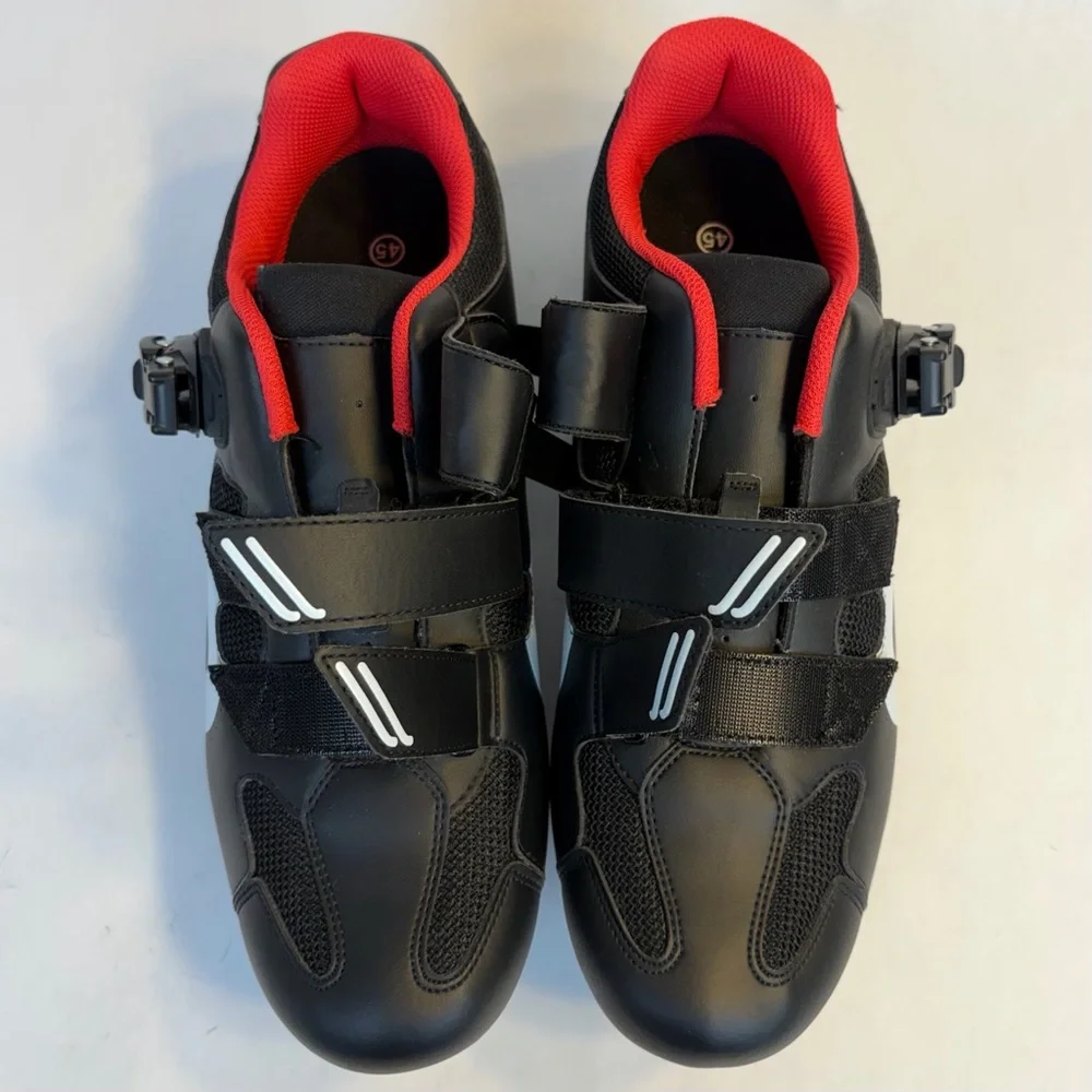 Peloton Cycling Shoes Size 45 (Men's 11) Look Delta Cleats Black Spin Bike Ride